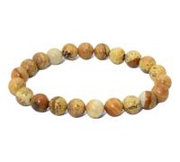 ATELIER LA TROUVAILLE, Bracelet en Jaspe Kalahari, Pierre Naturelle, Bracelet Femme ou Homme, cadeau, Cadeau Anniversaire Femme et Homme Bien-être