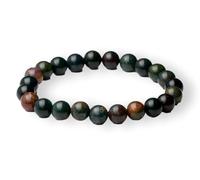 ATELIER LA TROUVAILLE, Bracelet en Jaspe Sanguin, Jaspe Heliotrope, Pierre Naturelle, Bracelet Femme ou Homme, cadeau, Cadeau Anniversaire Femme et Homme Bien-être