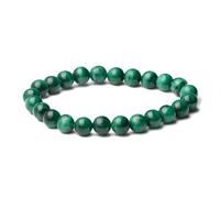 ATELIER LA TROUVAILLE, Bracelet en Malachite, Pierre Naturelle, Bracelet Femme ou Homme, cadeau, Cadeau Anniversaire Femme et Homme Bien-être