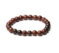 ATELIER LA TROUVAILLE, Bracelet en Obsidienne Mahony, Pierre Naturelle, Bracelet Femme ou Homme, cadeau, Cadeau Anniversaire Femme et Homme Bien-être