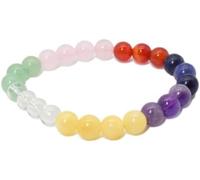 ATELIER LA TROUVAILLE Chakra Bracelet pour Chakra Naturelle Pierres fines et Précieuses Bracelet Femme Bijoux Homme Cadeau Cadeau Anniversaire Bien-être