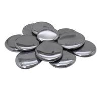 ATELIER LA TROUVAILLE Hématite Galet plat en Hématite naturelle vendu a l'unité, pierres fines, idéal pour méditation, bien-être, décoration, cadeau femme/homme, anniversaire ou événement spécial.