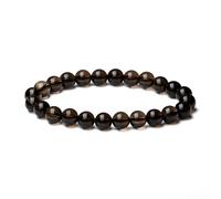 ATELIER LA TROUVAILLE Quartz Fumé Bracelet en Quartz Fumé Pierre Naturelle Pierres fines et Précieuses Bracelet Femme Bijoux Homme Cadeau Femme Cadeau Anniversaire Femme et Homme Bien-être