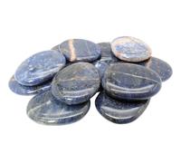 ATELIER LA TROUVAILLE Sodalite Galet plat en Sodalite naturelle, pierres fines, idéal pour méditation, bien-être, décoration, cadeau femme/homme, anniversaire ou événement spécial.