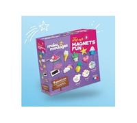 Mako créations – Kit Mon Atelier Magnets Fun, plâtre & peinture, 9 empreintes, dès 5 ans