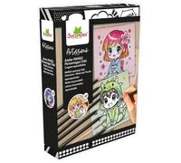 Atelier manga aquarellable - SYCOMORE - Chibi - Crayons aquarellables - Dès 10 ans
