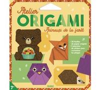 Atelier origami - Animaux de la forêt - Mayumi Jezewski - Fleurus - Boîte ou accessoire - Document jeunesse