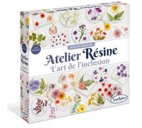 Sentosphère – Kit résine Art de l'inclusion – Dessous de verre & médaillons – Dès 10 ans – 8381