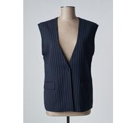 atelier reve gilets femme de couleur bleu