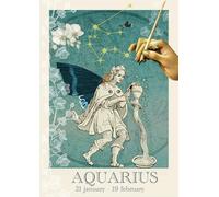 Atelier Sidonie Blondel Illustration autour du signe astrologique du VERSEAU- A5