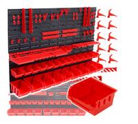 Atelier Tableau Organiseur 43tlg Crochets Boites Lagerwand 115x78cm Plastique