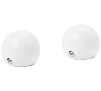 ATELIERS 28 2 Embouts Boule Blanc