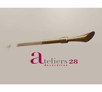 ATELIERS 28 _ Accessoire DE Rideau 1 Embrasse MϿTAL avec Magnet Central Poivre