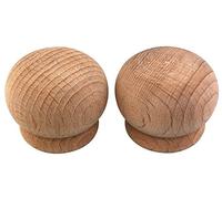 ATELIERS 28 Embout Pomme Merisier - Diamètre 28 mm - Vendu par 2