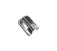 ATELIERS 28 Supports - Crochets adhésifs/Autocollant pour Tringle de vitrage - Lot de 4 (Chrome)