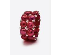 Ateliers Saint Germain Bague 'TUILERIES' rouge, Taille 50-60