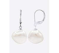 Ateliers Saint Germain Boucles d'oreilles 'Rive Droite' blanc, Taille One Size