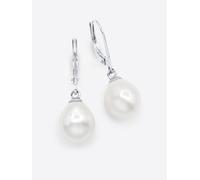 Ateliers Saint Germain Boucles d'oreilles 'Rive Gauche' blanc, Taille One Size