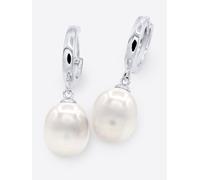 Ateliers Saint Germain Boucles d'oreilles 'Saint Cyr' blanc, Taille One Size