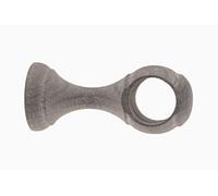 Ateliers28 Charme Bois Ceruse, Ø 28, 1 Support Moyen Fermé, Gris Cérusé T10030826 8 cm