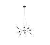 Ateljé Lyktan Suspension Matrix noir. 8 branches