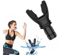 Atemtrainer, Appareil d'entraînement respiratoire avec réglages Variables, Amovible pour Un Nettoyage Facile - Noir