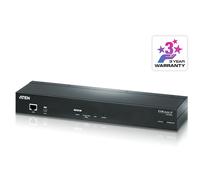 Aten 1-Local/Remote Share Access Single Port VGA KVM over IP Switch with Single Outlet Switched PDU (1920 x 1200)
