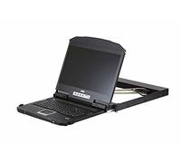 ATEN 18.5 Dual Rail USB HDMI-DVI VGA Full HD, CL3800NW-ATA-2X-K06_GG (VGA Full HD German Keyboard)