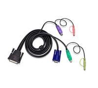 Aten 2L-170xP Cordon KVM VGA/PS2 + audio - 1.80m
