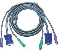 Aten 2L-5002P/C 2L-5002P/C Kit de câbles KVM, VGA, PS/2, longueur 1,8m
