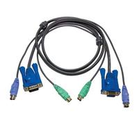 ATEN 2L-5005P/C - Câble clavier / vidéo / souris (KVM) - PS/2, HD-15 (VGA) (M) pour PS/2, HD-15 (VGA) - 5 m - pour ATEN CS-142; MasterView CS-124, 84, 88, 9134; MasterView Lite CS142; MasterView...