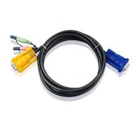 ATEN 2L-5203A - Câble vidéo/audio - HD-15 (VGA), jack mini (M) pour SPHD 15 broches (F) - 3 m - pour MasterView CS-1742, Dual-View CS-1744