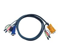 ATEN 2L-5302U Kit de câbles KVM, VGA, USB, audio, 1,8m