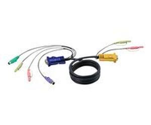ATEN 2L-5303P - câble clavier/vidéo/souris/audio - 3 m