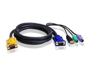 Aten 2L-5303UP Cordon PS2 USB 3 m Noir