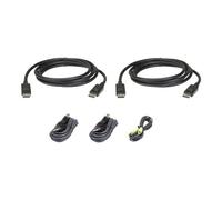 ATEN 2L-7D02UDPX5 - Kit de câbles clavier / vidéo / souris (KVM) - Conformité TAA - pour ATEN CS1144DP4C, CS1148DP4, CS1148DP4C