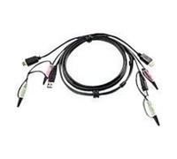 ATEN Câble KVM HDMI USB 1,8 m avec audio