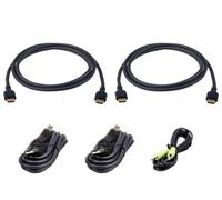 ATEN 2L-7D02UH21X5 Kit de câbles KVM HDMI Double écran sécurisé