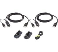 ATEN 2L-7D02UHDPX5 Kit câble KVM HDMI vers DP, True 4K