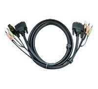 ATEN 2L-7D03U - câble vidéo / USB / audio - 3 m