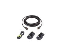 ATEN 2L-7D03UHX4 USB HDMI Secure KVM - Kit câble USB / audio / souris / vidéo / clavier - Conformité TAA - pour ATEN CS1182H4