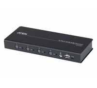 Aten CS724KM commutateur écran, clavier et souris Noir