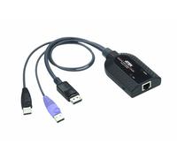 ATEN Adaptateur KVM de média virtuel DisplayPort USB (prend en charge lecteur de carte à puce et désembeddeur audio)