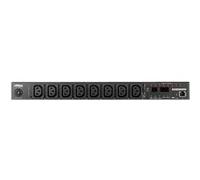 Aten Unité de distribution d'énergie PE6108G 1U 8 sorties CA 2.4 kW Ethernet 10/100 Noir