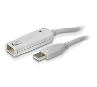 ATEN Rallonge USB 2.0 - 12m - 12 m - USB A - USB A - USB 2.0 - 480 Mbit/s - Blanc
