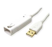 ATEN Rallonge USB UE2120 – USB 2.0 12 m, USB A vers USB A, 480 Mbit/s, Blanc