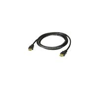 ATEN - Câble HDMI avec Ethernet - HDMI mâle pour HDMI mâle - 3 m - noir - pour ATEN VE1801, VM5404, VM5808; VanCryst VE1801, VM0808, VM5404, VM6404,