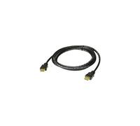 ATEN - Câble HDMI avec Ethernet - HDMI mâle pour HDMI mâle - 5 m - blindé - noir - pour ATEN VE1801, VM5404, VM5808; VanCryst VE1801, VM0808, VM5404,