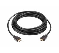 ATEN Câble HDMI haute vitesse 15 m avec Ethernet - 15 m - HDMI Type A (Standard) - HDMI Type A (Standard) - 4096 x 2160 pixels - Compatibilité 3D - Noir