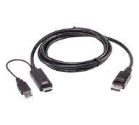 ATEN Câble HDMI vers DisplayPort True 4K de 1.8M